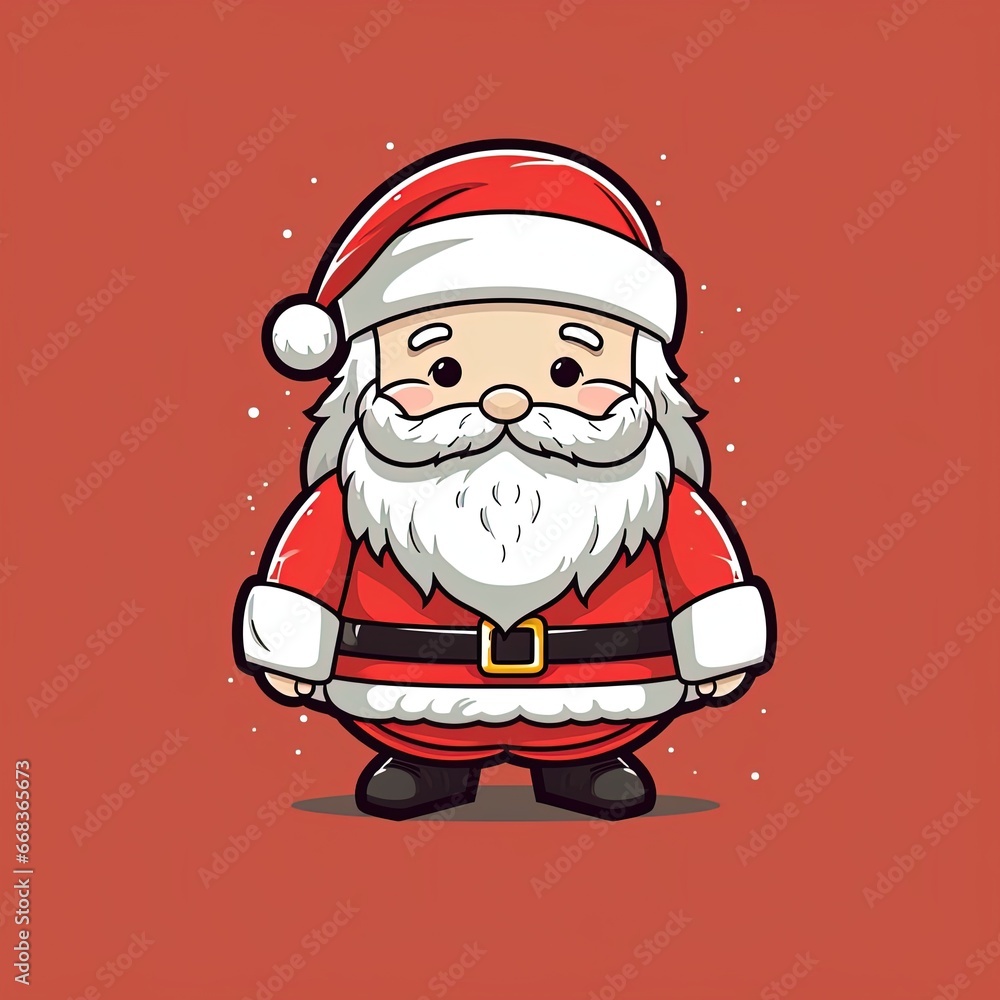 cartoon Christmas Santa Claus vector clipart cartoon Christmas Santa Claus vector clipart