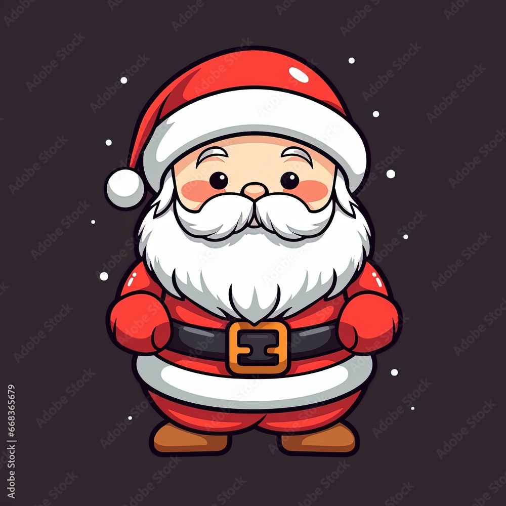 cartoon Christmas Santa Claus vector clipart cartoon Christmas Santa Claus vector clipart