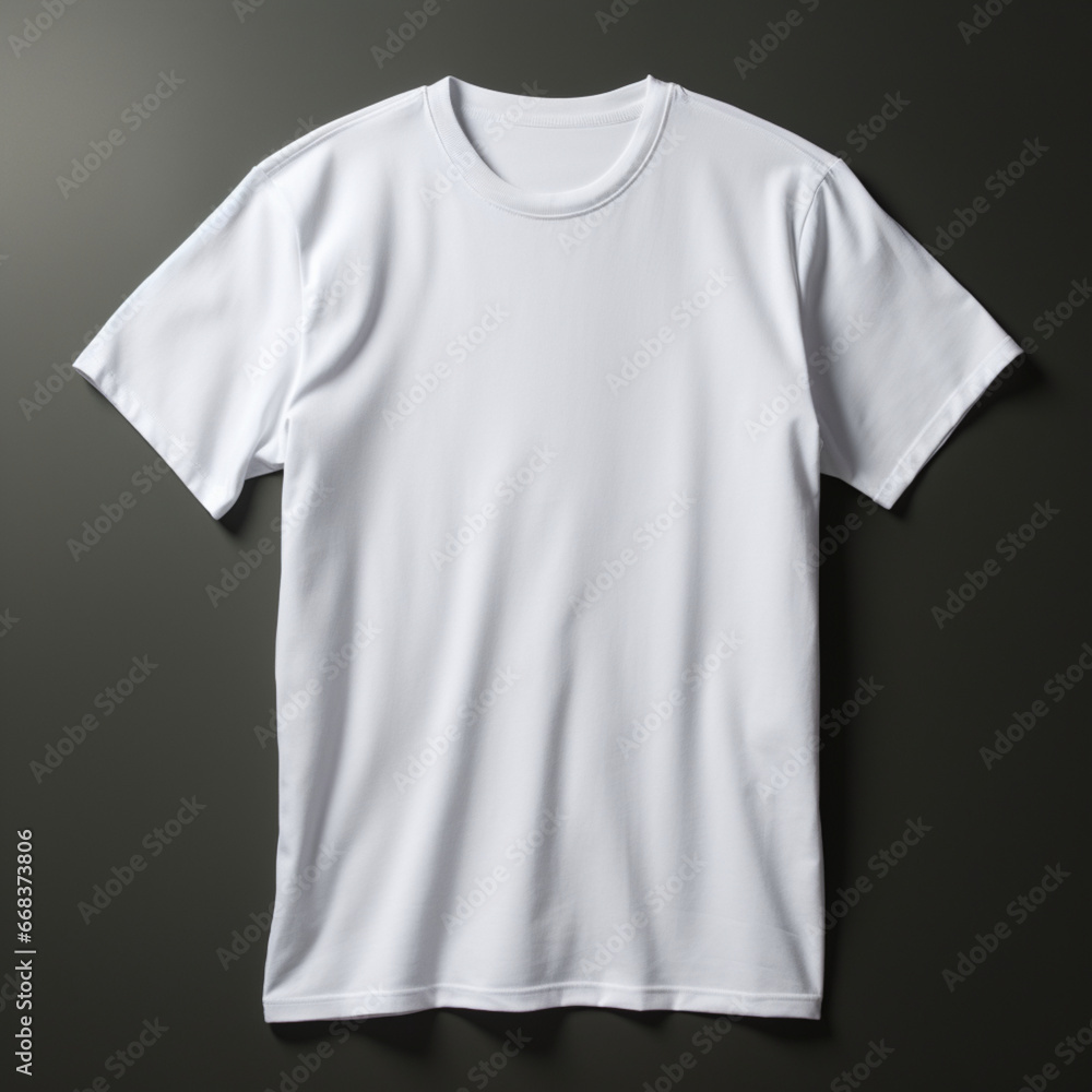 Fondo de estilo mockup con detalle de camiseta de color blanco sobre fondo oscuro Fondo de estilo mockup con detalle de camiseta de color blanco sobre fondo oscuro
