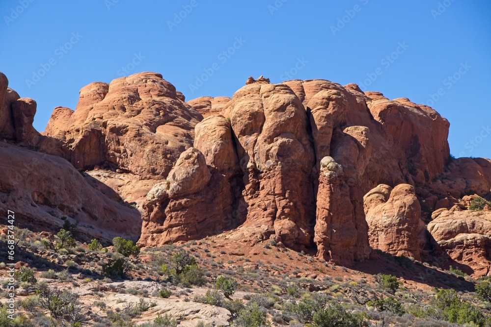 Arches National Park is so much more than just its 2,000 natual arches. It's full of astounding variety of red rock formations Arches National Park is so much more than just its 2,000 natual arches. It's full of astounding variety of red rock formations