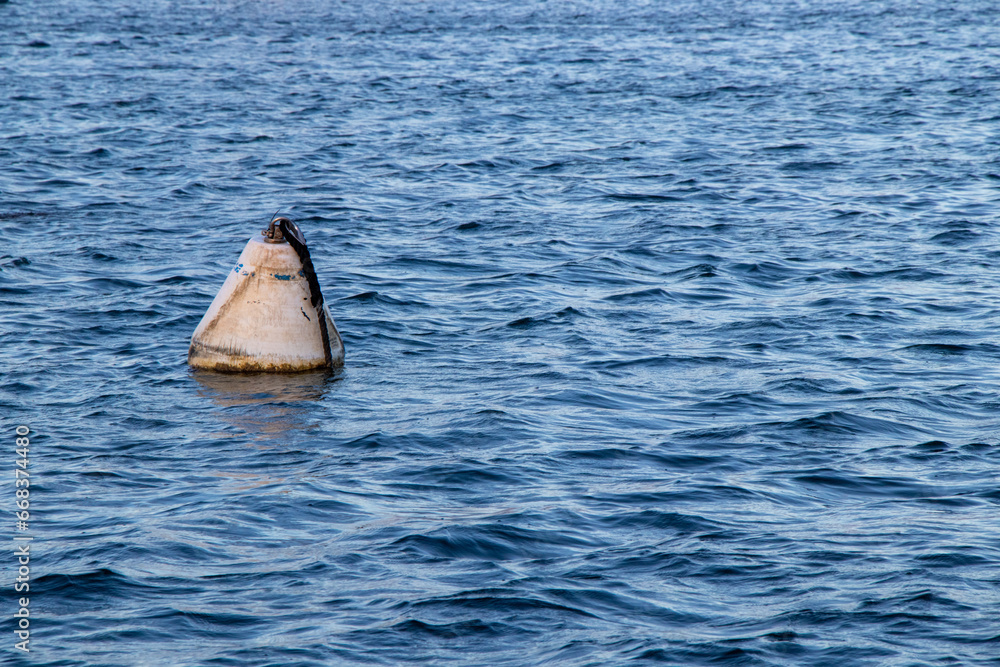 Fototapeta premium Mooring buoy in the water