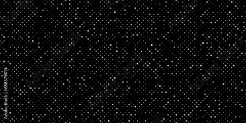 Black and white dots abstract background Polka dot pattern Dotwork