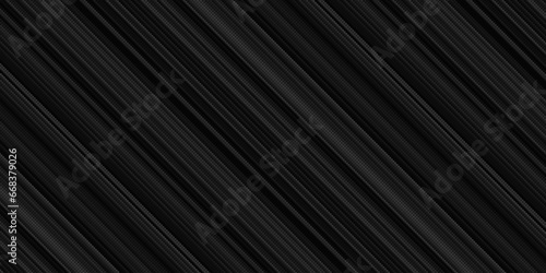 Dark black Geometric grid background Modern technology abstract texture with diagonal lines