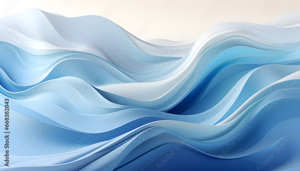 Abstract winter background with flowing blue and white wavy lines, perfect for New Year celebration. Ideal for text and design, resembling frozen ocean waves. Abstract winter background with flowing blue and white wavy lines, perfect for New Year celebration. Ideal for text and design, resembling frozen ocean waves.