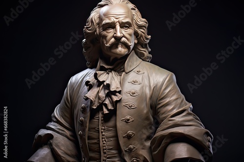 Thomas Hobbes statue portrait