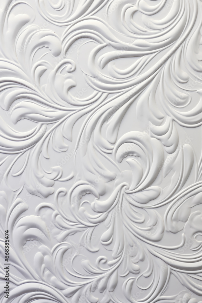 A detailed view of a white wall with an intricate pattern. This versatile image can be used for various design projects A detailed view of a white wall with an intricate pattern. This versatile image can be used for various design projects