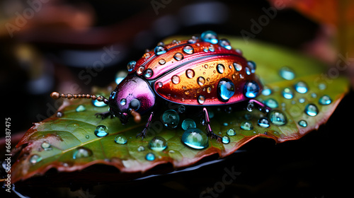 Macro Magic: Bug on a Leaf © Visionary Thoughts