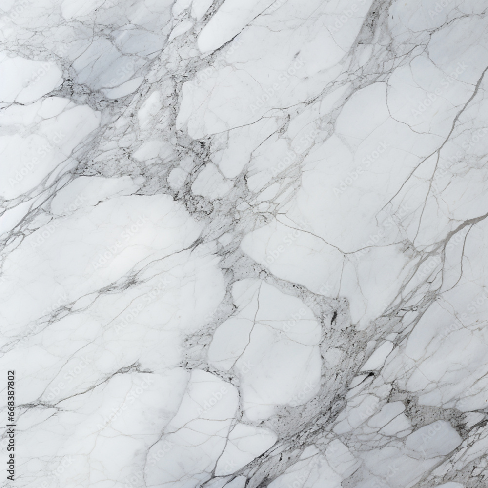 Fondo con detalle y textura de superficie de marmol de tonos blancos y vetas grises