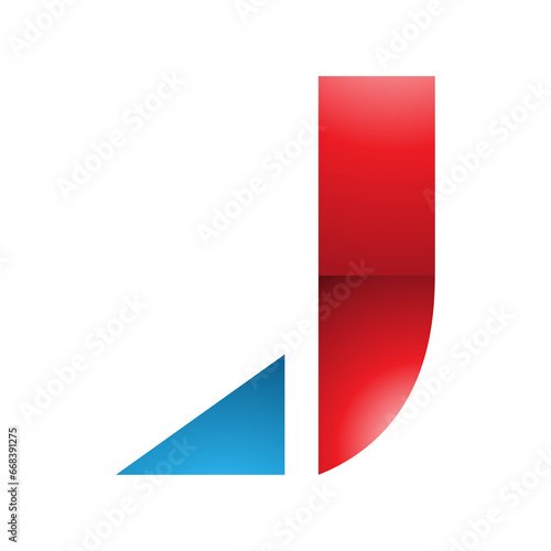 Red and Blue Glossy Letter J Icon with a Triangular Tip Free Download Red and Blue Glossy Letter J Icon with a Triangular Tip - GFXLoad