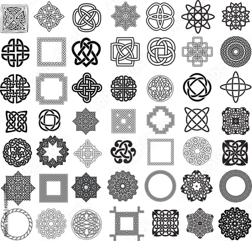 Celtic knots vector collection