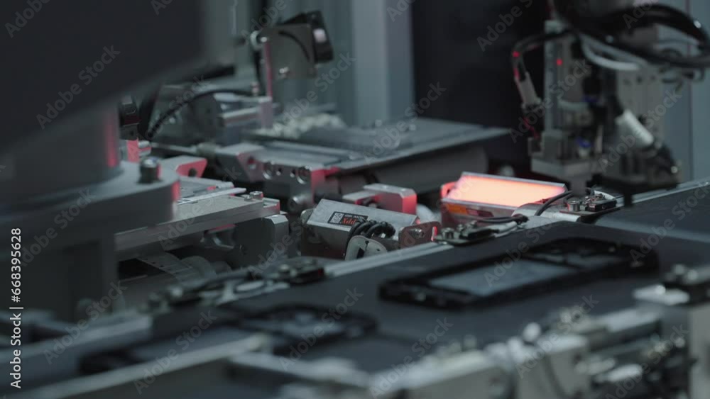 machine working in factory machine working in factory