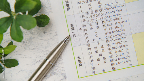 Tableau sur toile 日本の健康診断イメージ｜血液検査