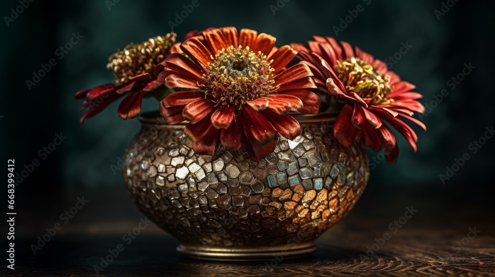 Captivating Floral Decor: Vibrant Blossom Bouquets in a Variety of Colors for a Delightful Home Ambiance, generative AI