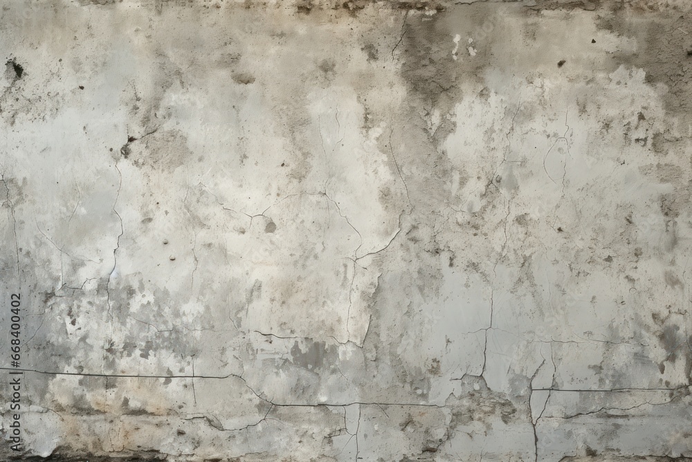 Fototapeta premium Chipped concrete weathered industrial wall surface aged texture background.