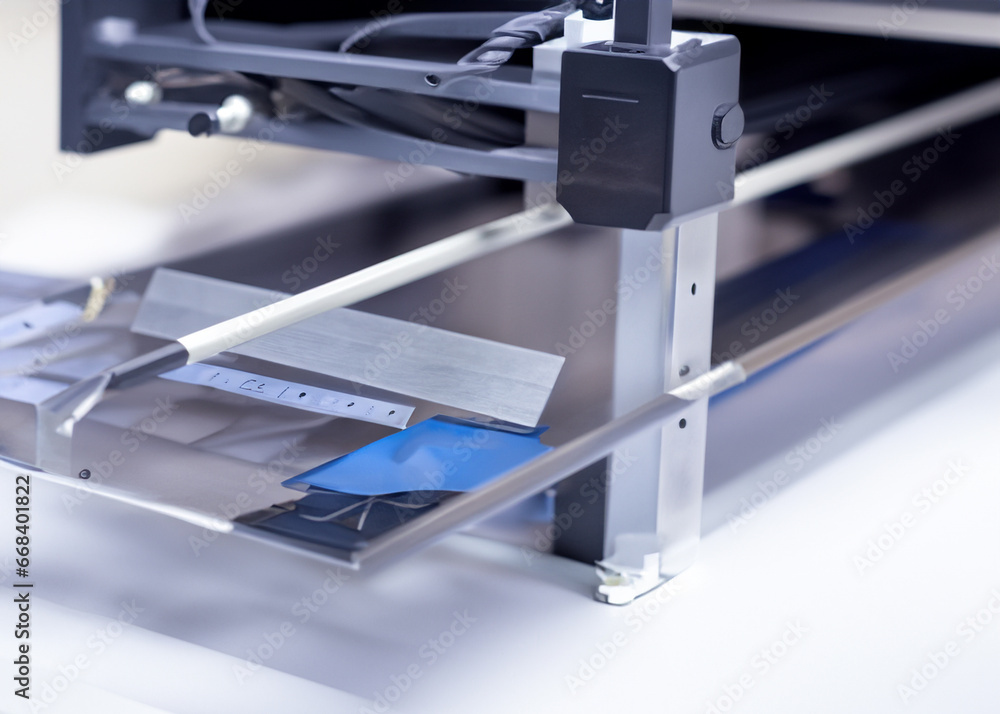 3d printing machine in operation, closeup with shallow depth of view, created with generative ai technology 3d printing machine in operation, closeup with shallow depth of view, created with generative ai technology