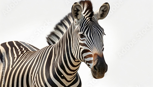 zebra isolated