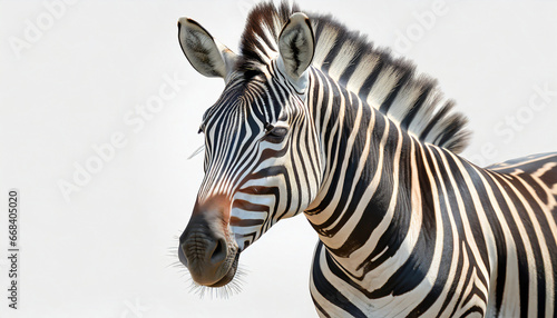 zebra isolated