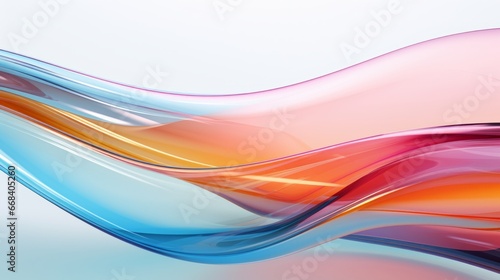 Colorful Glass Dynamic Curve Background: Vibrant and Abstract Glass Artwork with Dynamic Curves. Perfect for Modern Design and Creative Projects © LifeStoryStudio