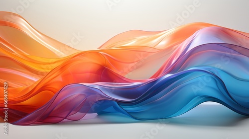 Vivid Colorful Glass Dynamic Curve Background: Mesmerizing Display of Flowing Curves and Captivating Colors. Versatile Masterpiece for Design. Celebrate Color and Elegance in Visual Projects