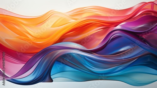 Vivid Colorful Glass Dynamic Curve Background: Mesmerizing Display of Flowing Curves and Captivating Colors. Versatile Masterpiece for Design. Celebrate Color and Elegance in Visual Projects