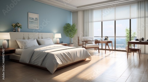 Meticulously cleaning rooms and making beds daily, ensuring comfort and cleanliness © PRI