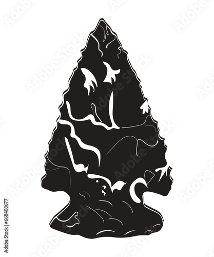 arrowhead vector drawing art illustration