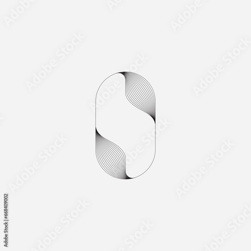 Abstract leaf logo design illustration vector template