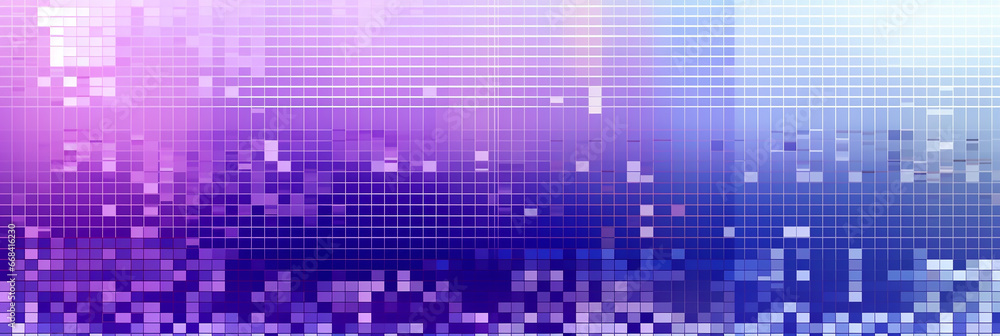 MOSAIC OF BLUE SQUARES, ABSTRACT BACKGROUND. legal AI