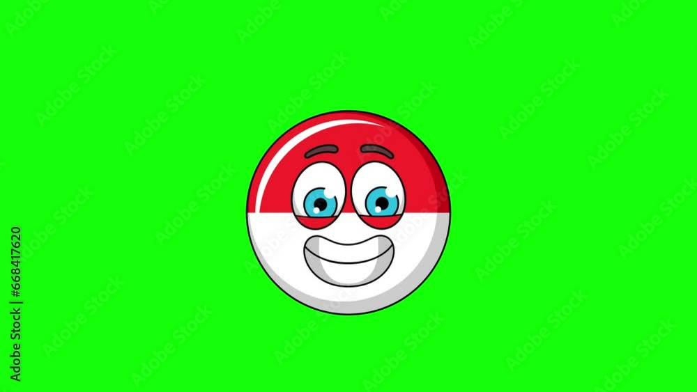 The grimacing face of flag of indonesia mascot, nervousness, embarrassment, or awkwardness
The grimacing face of flag of indonesia mascot, nervousness, embarrassment, or awkwardness
