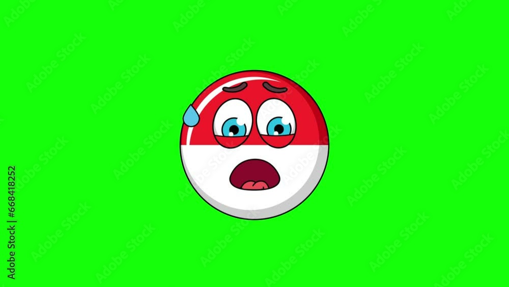 flag of indonesia emoticon with an expression of sweltering, hot, sweating
flag of indonesia emoticon with an expression of sweltering, hot, sweating