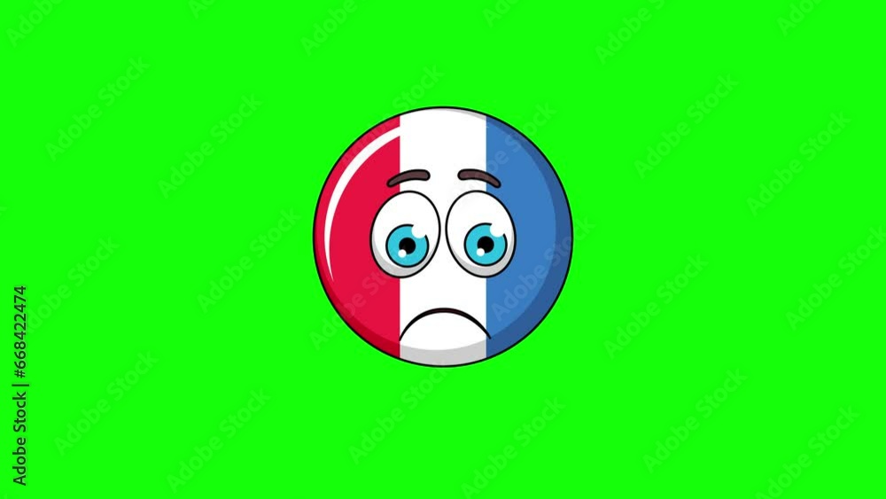 Frowning face animation of flag of france emoticon emoji
Frowning face animation of flag of france emoticon emoji