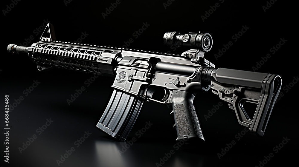 a photo of gun and bullets made with generative AI a photo of gun and bullets made with generative AI