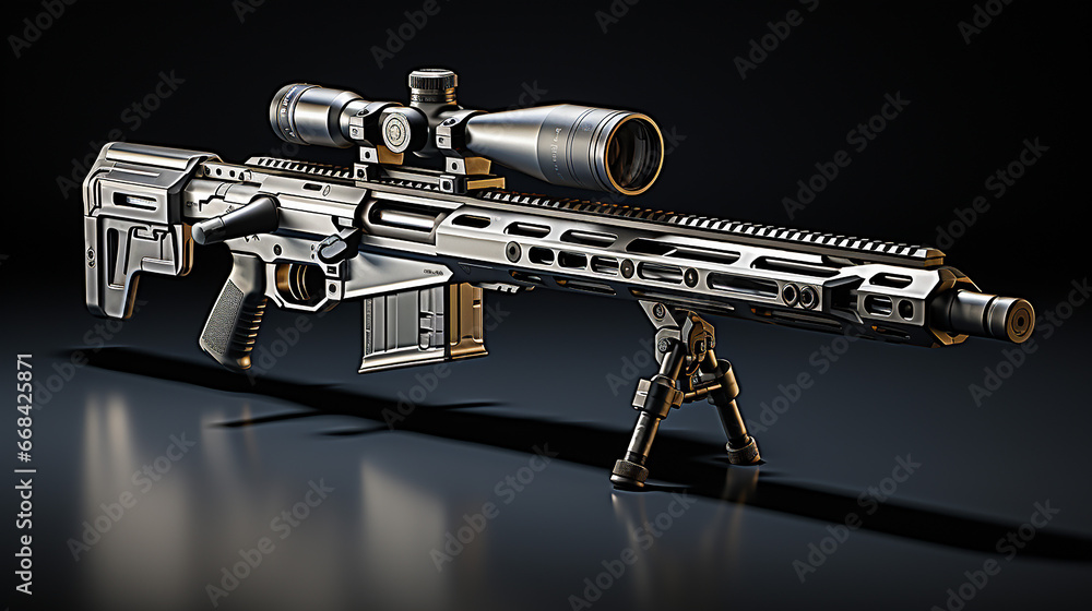 a photo of gun and bullets made with generative AI a photo of gun and bullets made with generative AI