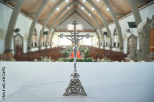 Canvas Print Jesus Christ on cross