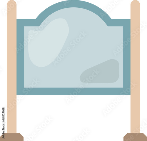 Town welcome sign icon