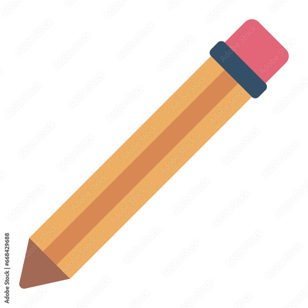 Pencil color flat icon Pencil color flat icon
