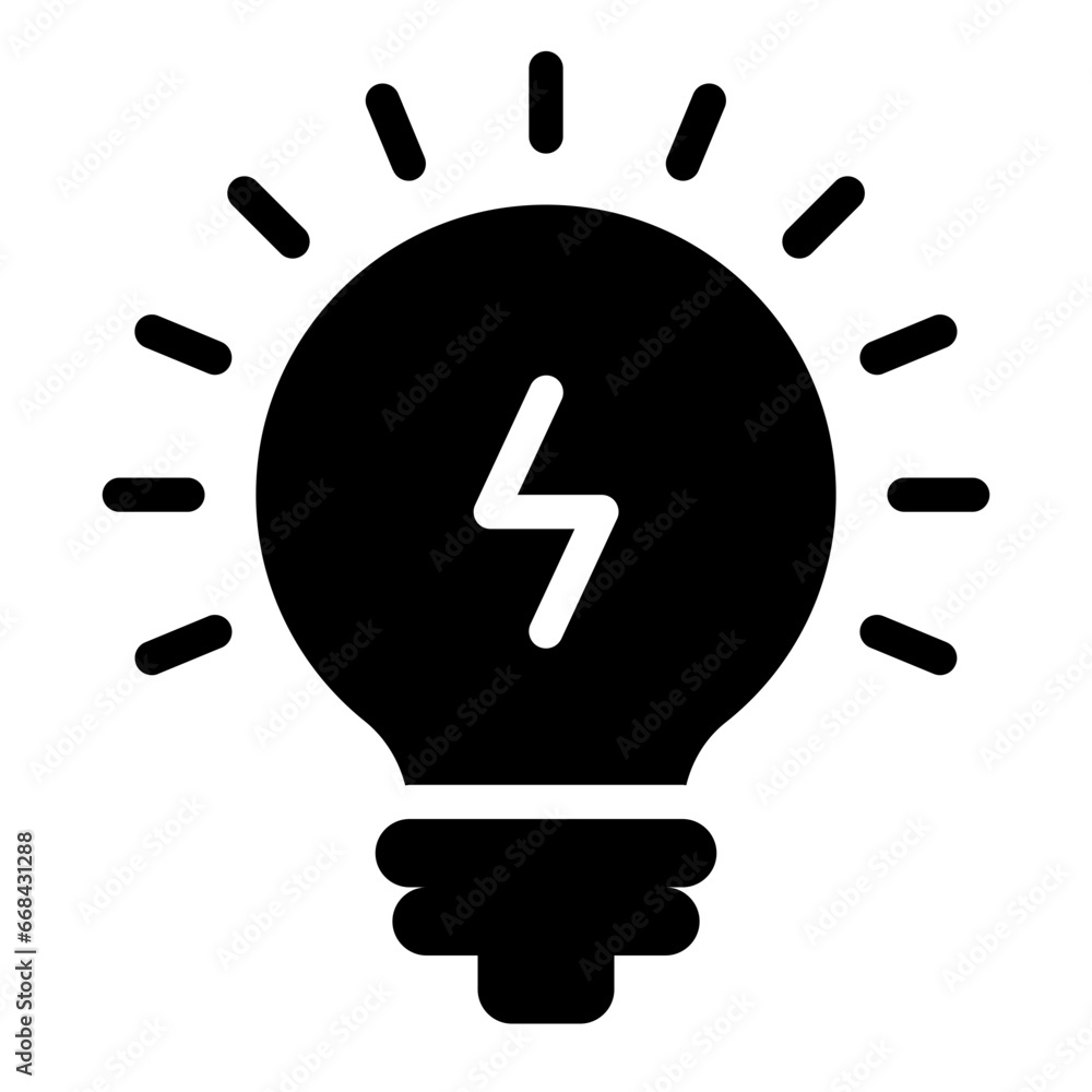 Creative black solid glyph icon Creative black solid glyph icon