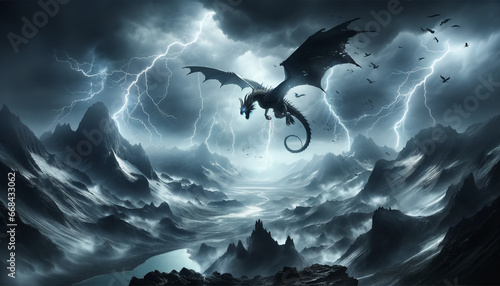 嵐を駆けるドラゴン