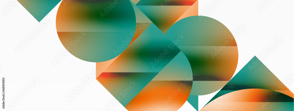 Minimalism meets gradient allure. Geometric shapes intertwine in a tranquil backdrop. Subtle hues meld, creating serene yet dynamic canvas, testament to modern aesthetics Minimalism meets gradient allure. Geometric shapes intertwine in a tranquil backdrop. Subtle hues meld, creating serene yet dynamic canvas, testament to modern aesthetics