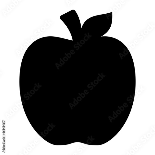 Apple black solid glyph icon