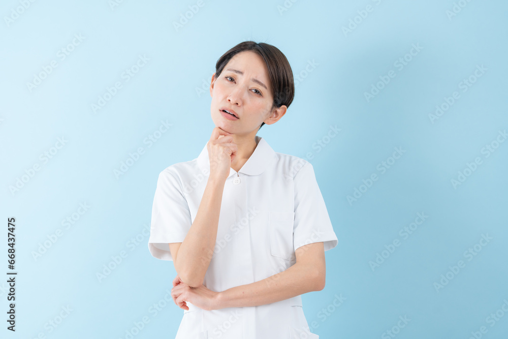 看護師・ブルーバック