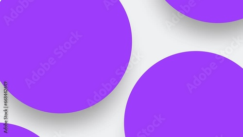 background with purple circles template animation