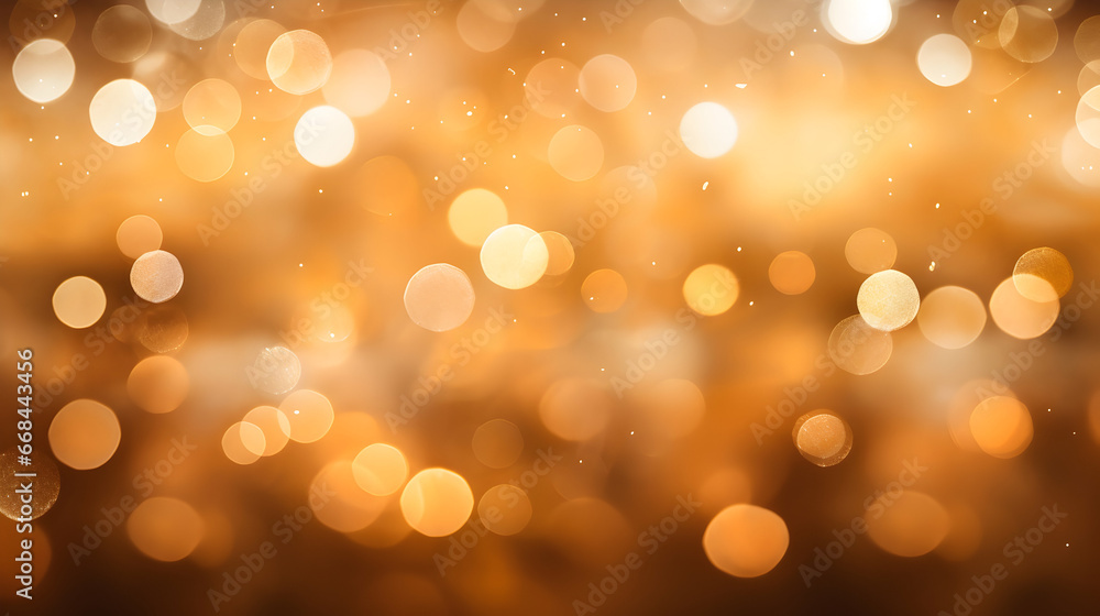 Visualize a background filled with defocused bokeh lights. These lights emanate a soft and warm glow, reminiscent of a serene evening ambiance.