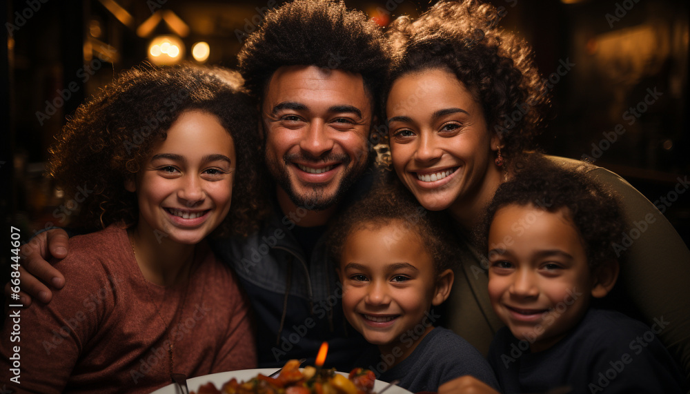 A cheerful group of people enjoying a night of fun generated by AI A cheerful group of people enjoying a night of fun generated by AI