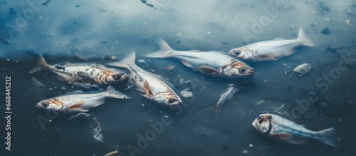 Water pollution causes the death and poisoning of small fish resulting in toxic emissions that harm the aquatic environment