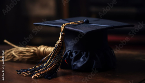 Wallpaper Mural Graduation ceremony celebrates student achievement with cap and diploma generated by AI Torontodigital.ca