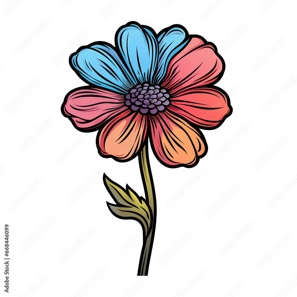 flower isolated on white flower isolated on white