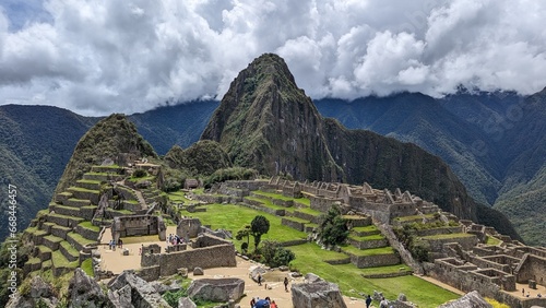 Front view of Machu Pichu