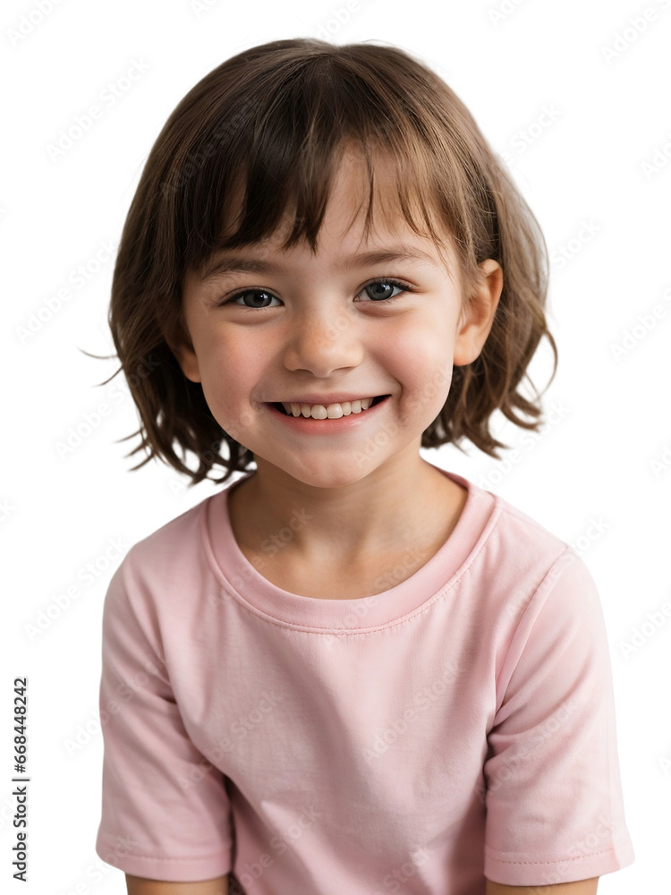 Kid wearing pink clothes smiling and looking at the camera, Happiness concept, isolated, transparent background, no background. PNG. Kid wearing pink clothes smiling and looking at the camera, Happiness concept, isolated, transparent background, no background. PNG.