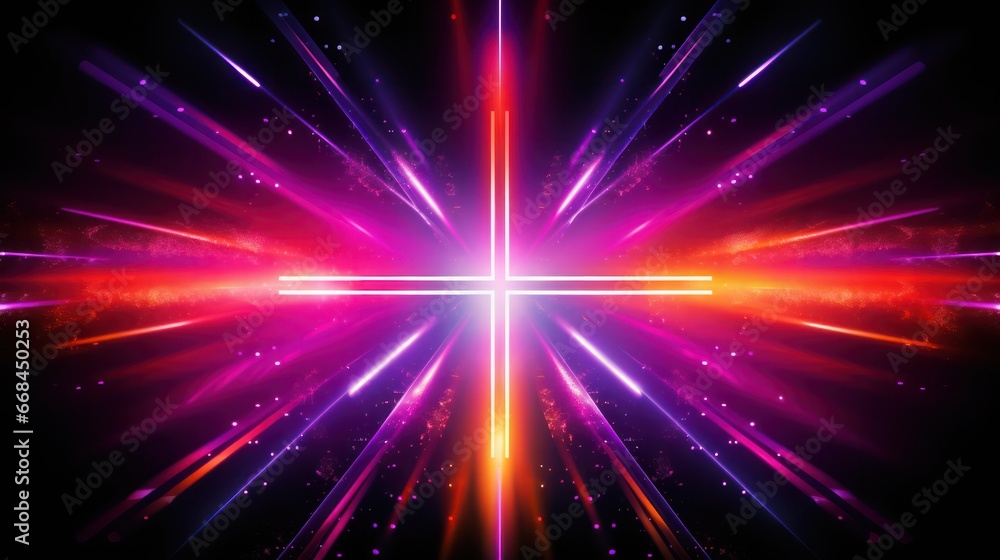 Bokeh Design of Cross Bokeh Design of Cross
